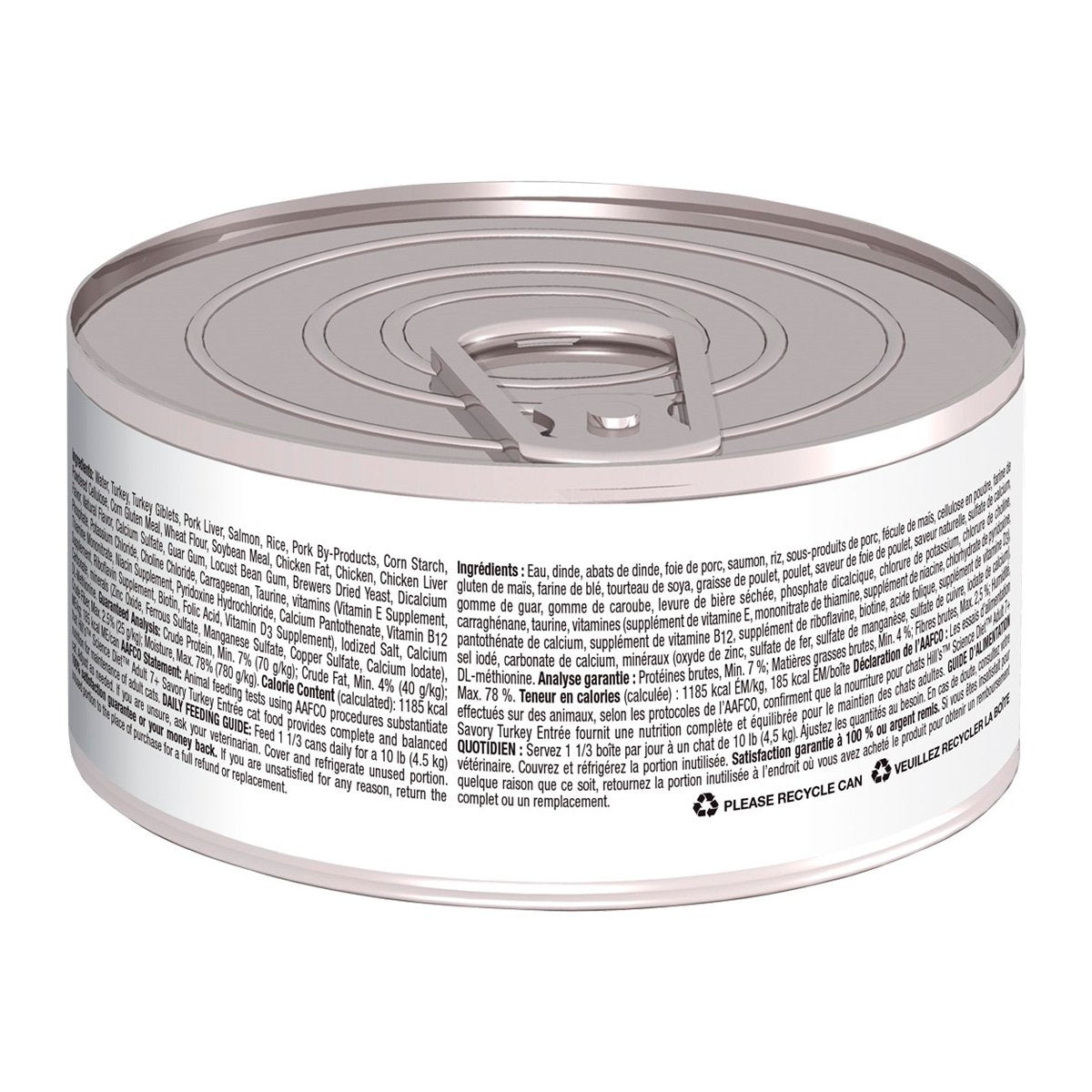 Alimento Hill's Science Diet Original Adulto 7+ Para Gato Lata 156g