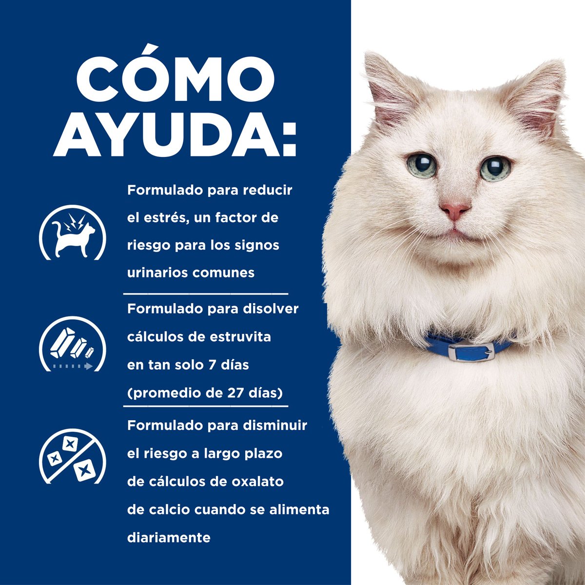 Alimento Hill's Prescription Diet c/d Cuidado Urinario Stress Para Gato 1.8kg