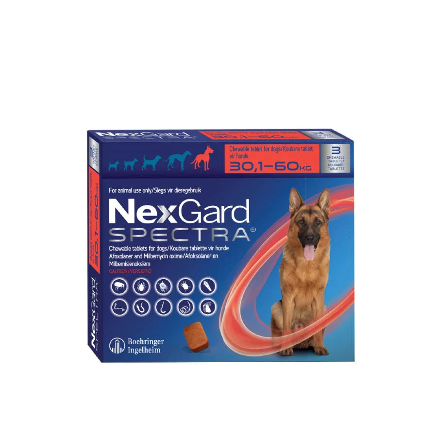 NexGard Spectra 3 Tabletas De 30.1 kg a 60 kg