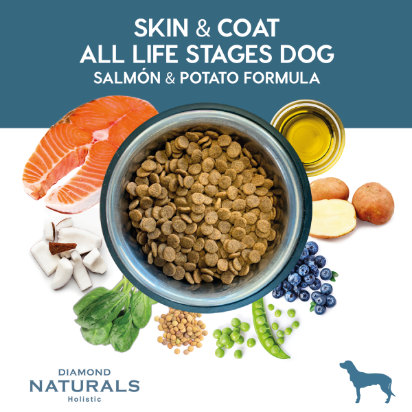 Alimento Diamond Naturals Skin&Coat Salmon Y Papa Para Perro