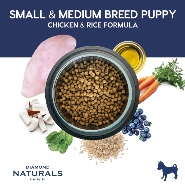 Alimento Diamond Naturals Cachorro Pollo y Arroz Para Perro Razas Pequeñas (UNICAMENTE BAJO PEDIDO)