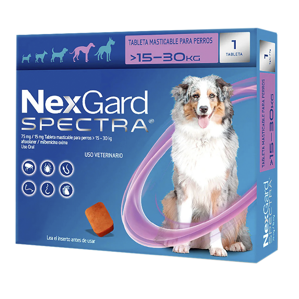 NexGard Spectra 1 Tab De 15.1 A 30 kg