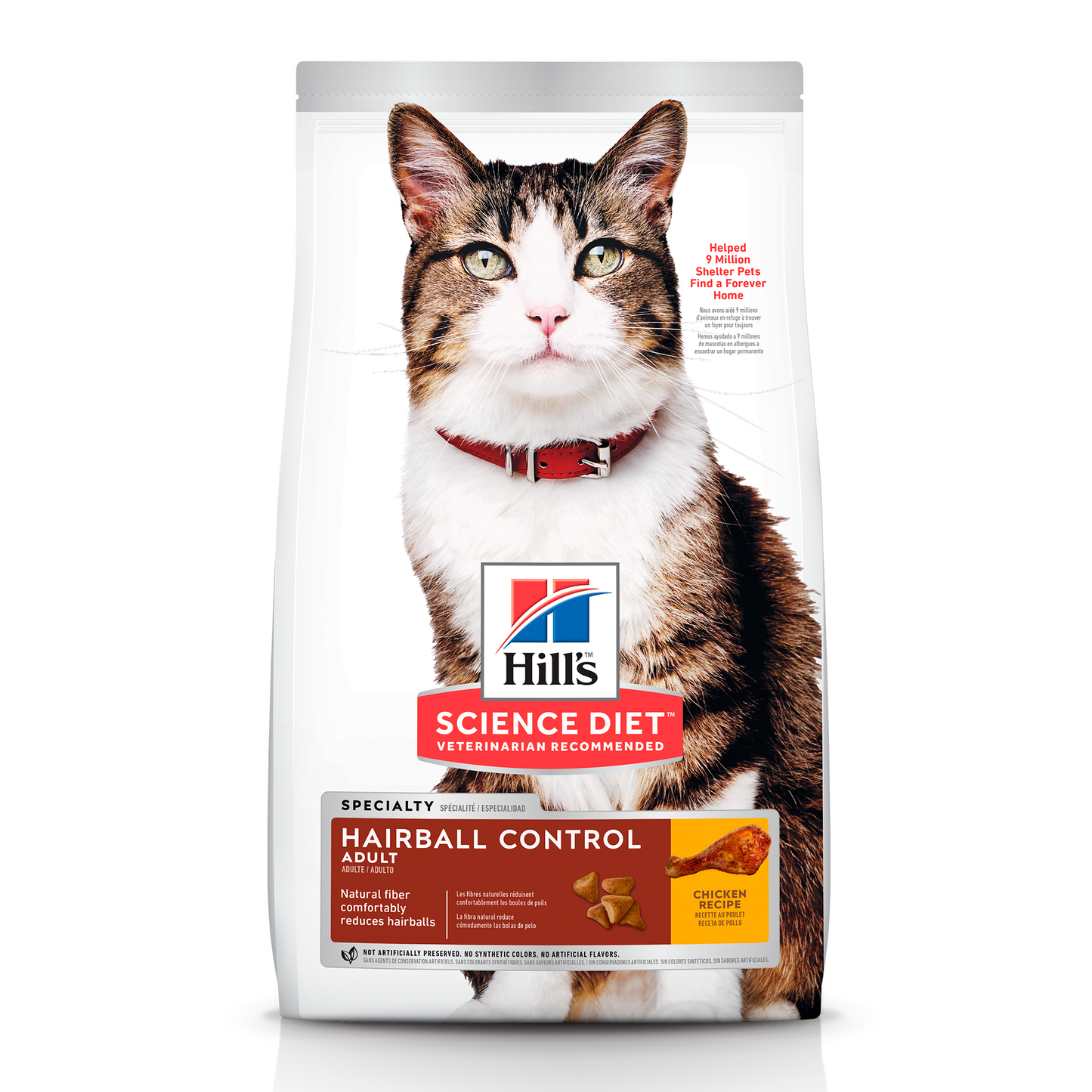 Alimento Hill's Science Diet Original Adulto Control Bolas de Pelo Para Gato
