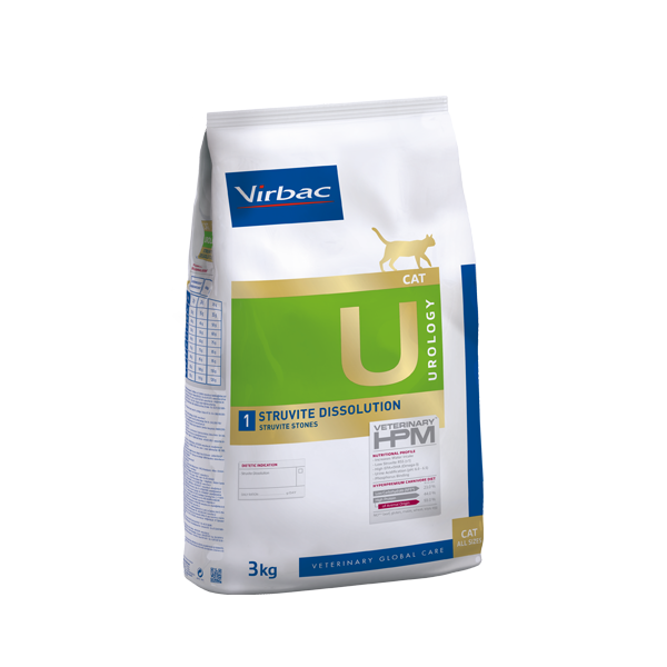 Alimento Virbac Urology Struvite Disso Para Gato 3kg