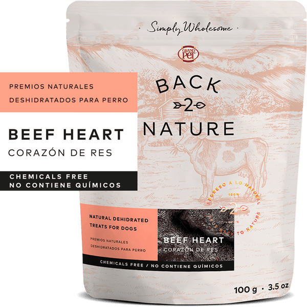 Deshidratados Back2Nature Corazón de Res 100g