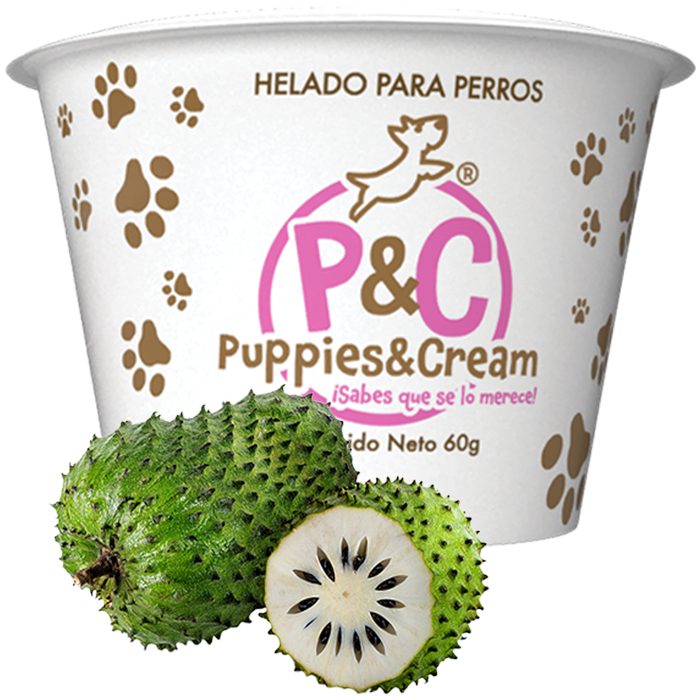 Helado Puppies&Cream Guanábana 30g