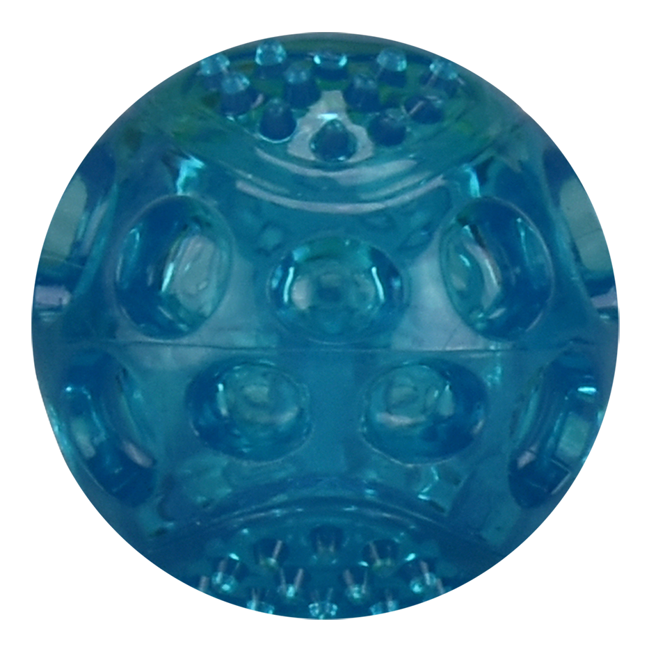 Juguete Fancy Pets Pelota Flexible Chica Con Sonido Para Perro