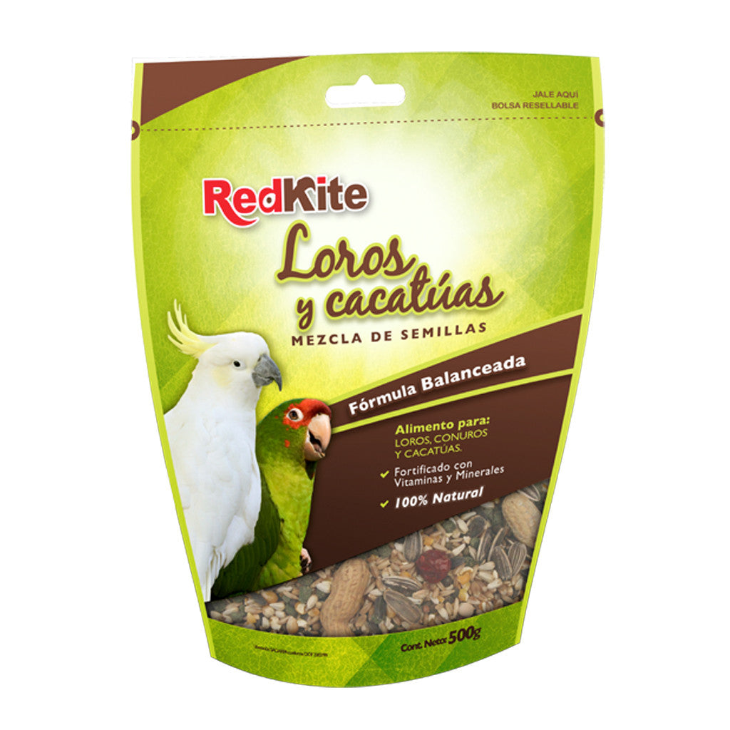 Alimento Redkite Para Loros y Cacatuas 500g