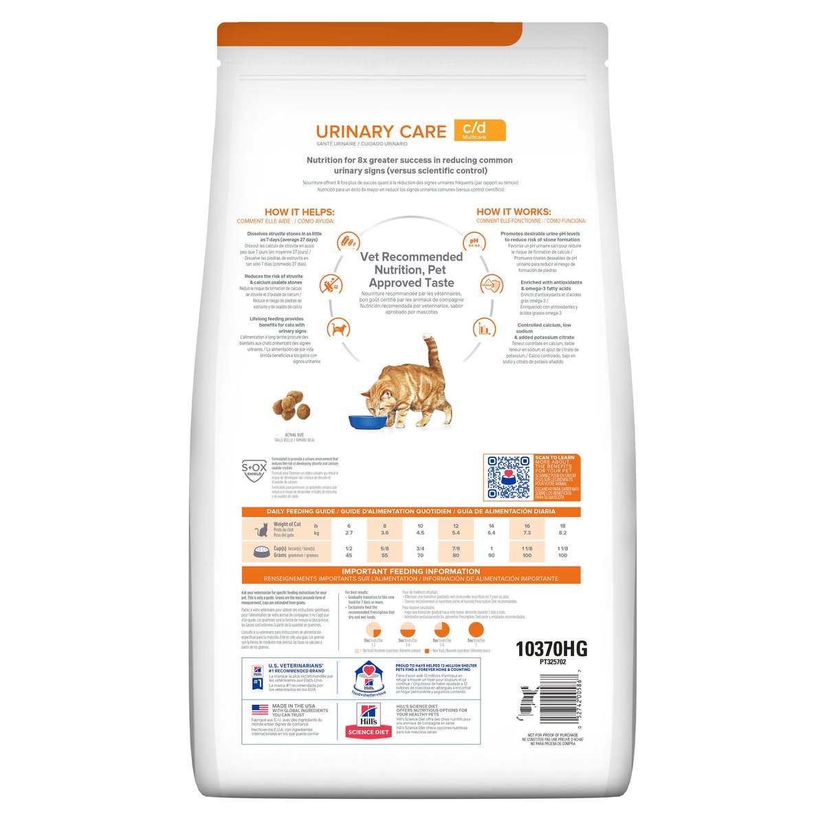 Alimento Hill's Prescription Diet c/d Cuidado Urinario Para Gato