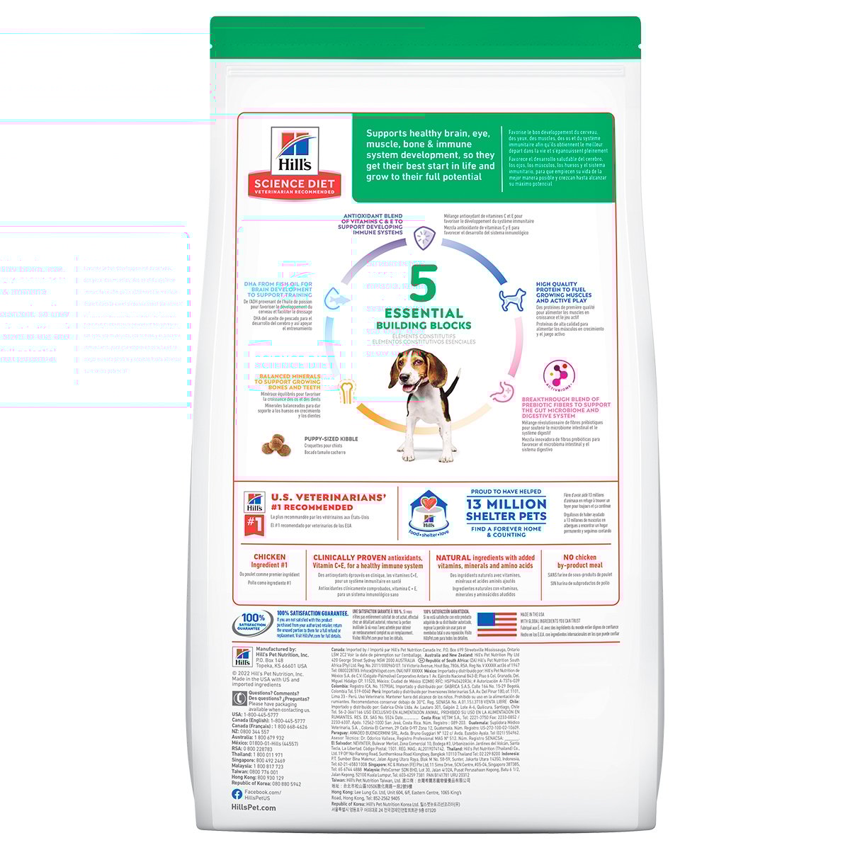 Alimento Hill's Science Diet Original Cachorro Para Perro Raza Mediana