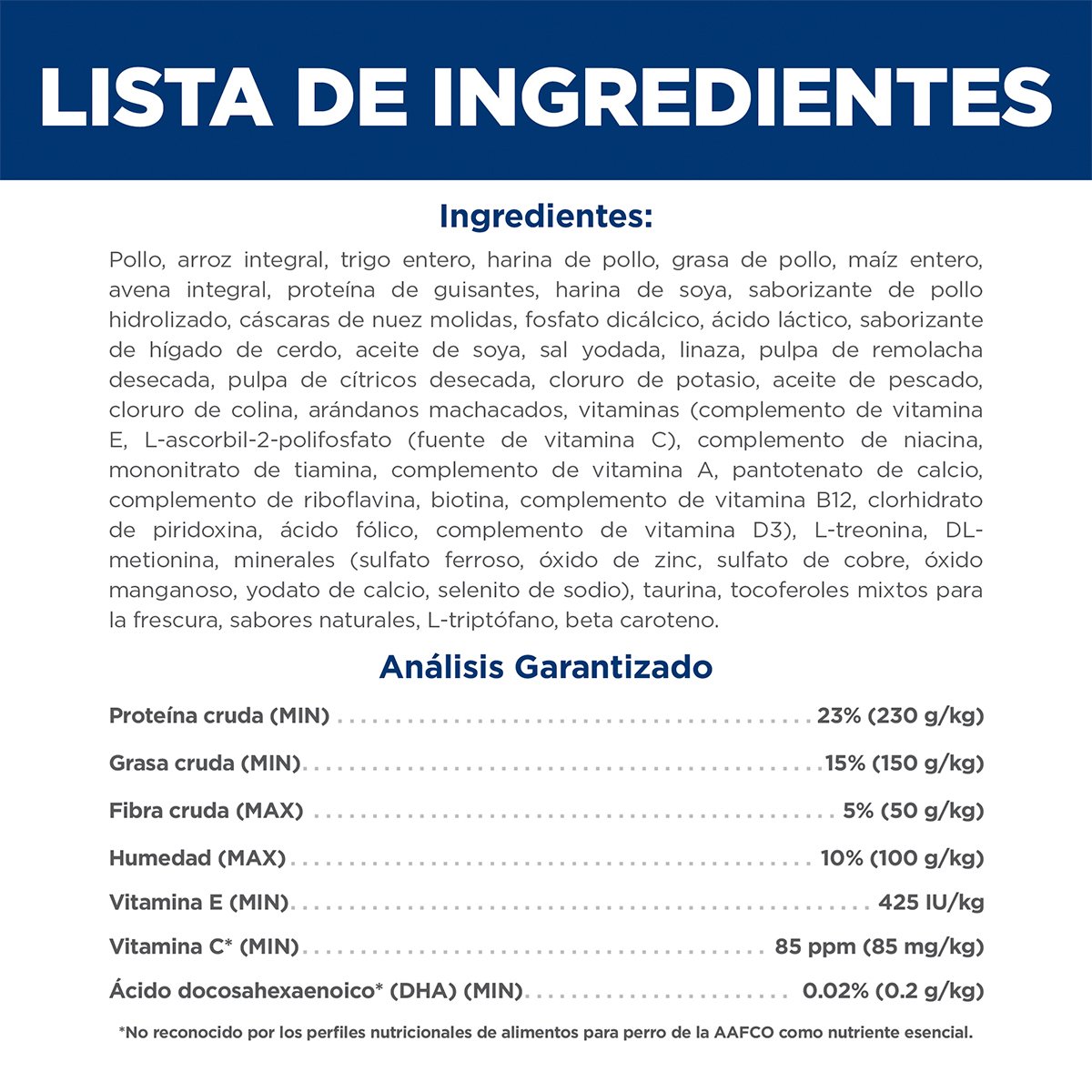 Alimento Hill's Science Diet Puppy Large Breed (UNICAMENTE BAJO PEDIDO)