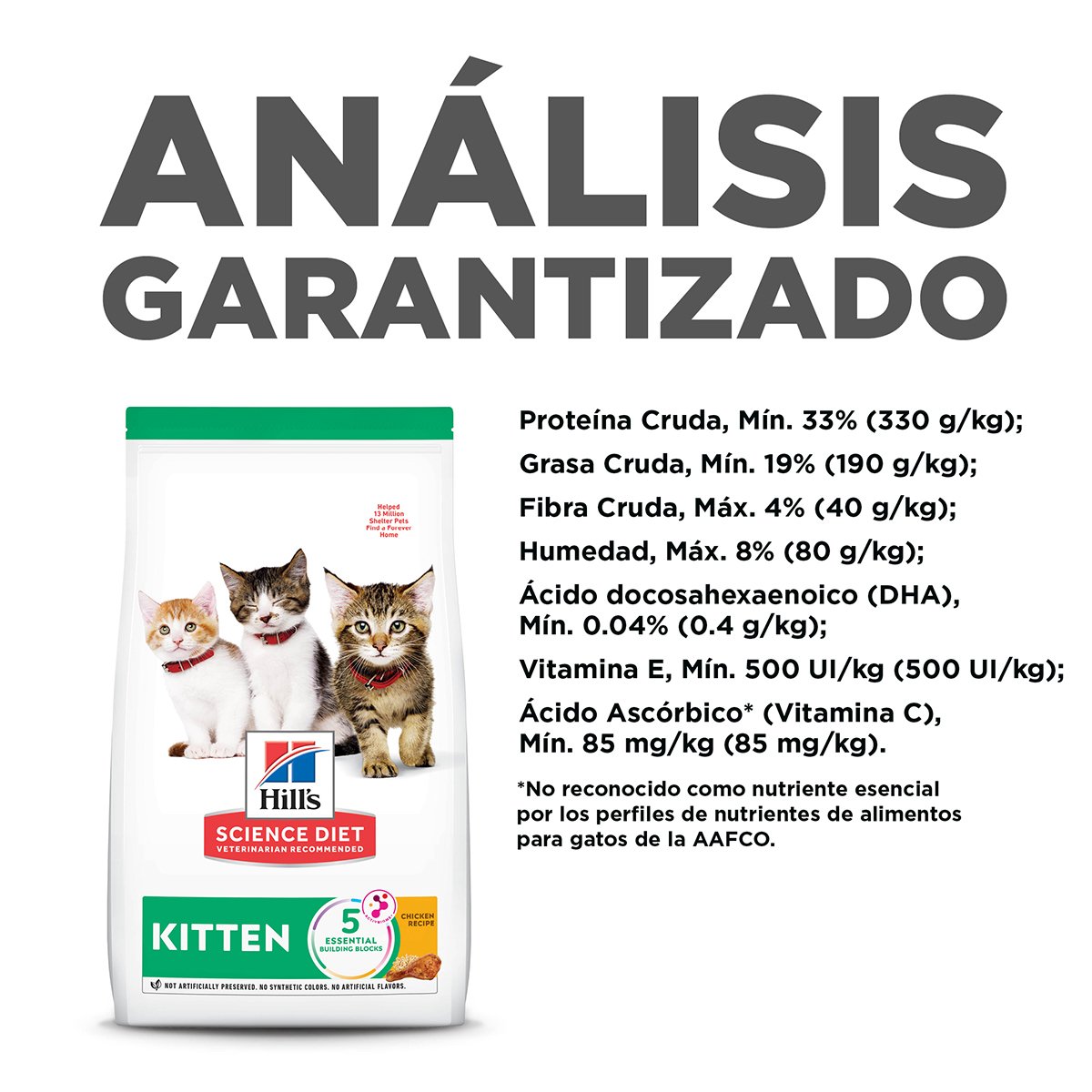 Alimento Hill's Science Diet Original Para Gatito 3.2kg