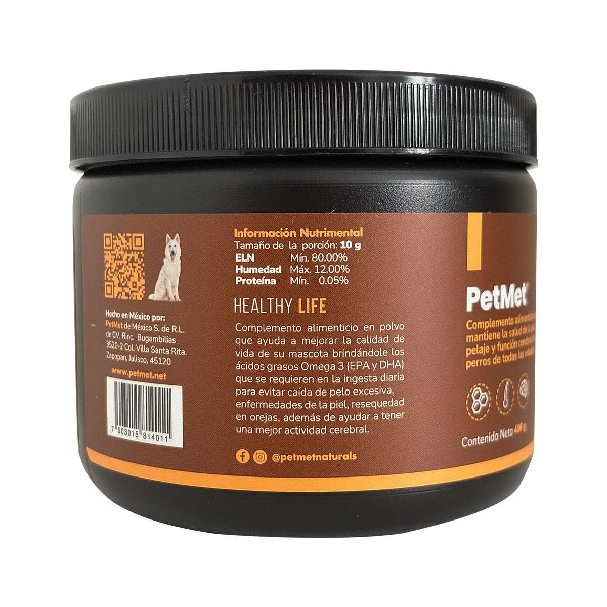 Suplemento Alimenticio Omega 3 y 6 Healthy Life 400g