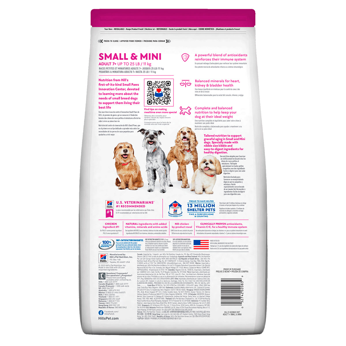 Alimento Hill´s Science Diet Senior Small Paws Para Perro 2.27kg
