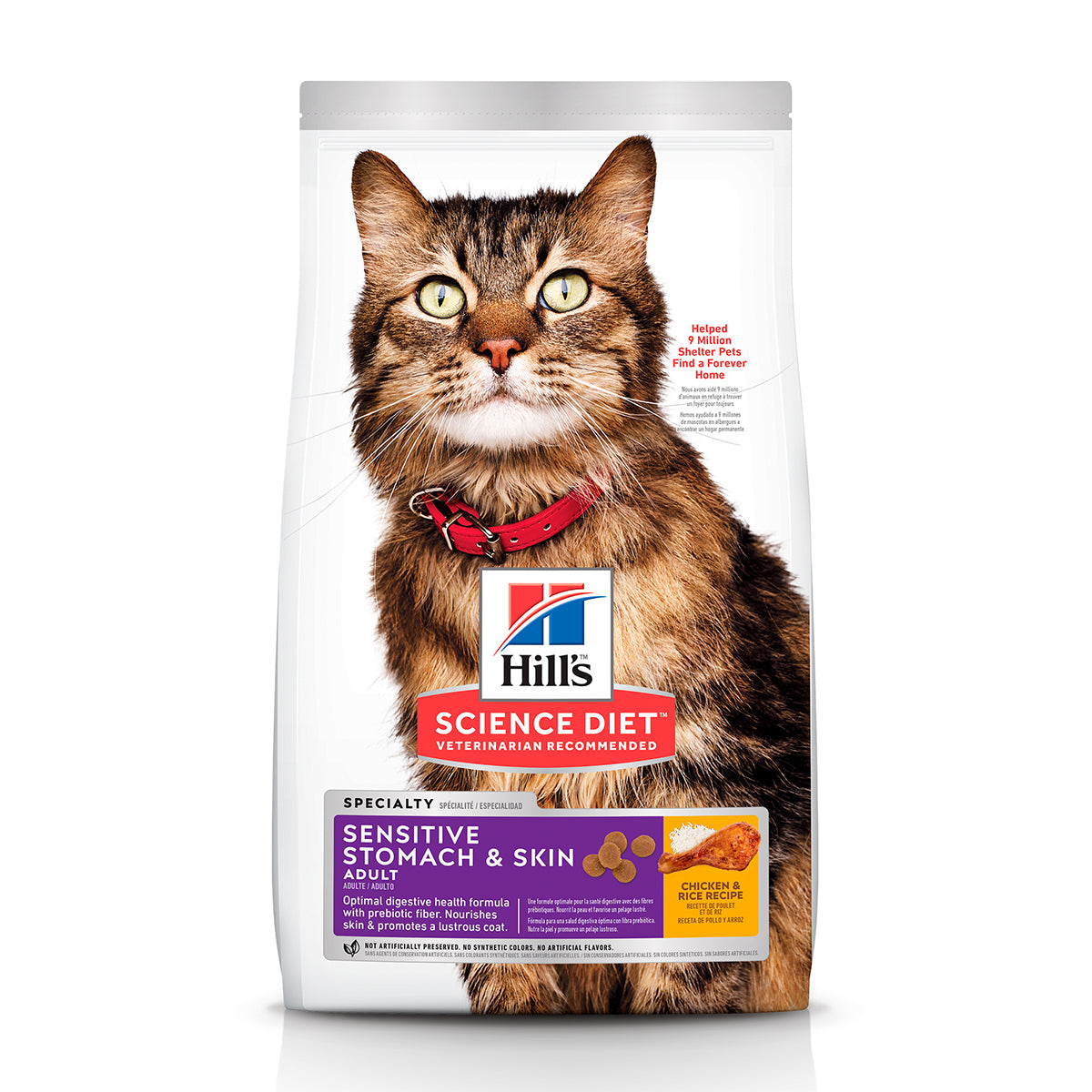 Hill's Science Diet Sensitive Stomach & Skin Alimento Piel y Estómago Sensibles para Gato Adulto (UNICAMENTE BAJO PEDIDO)