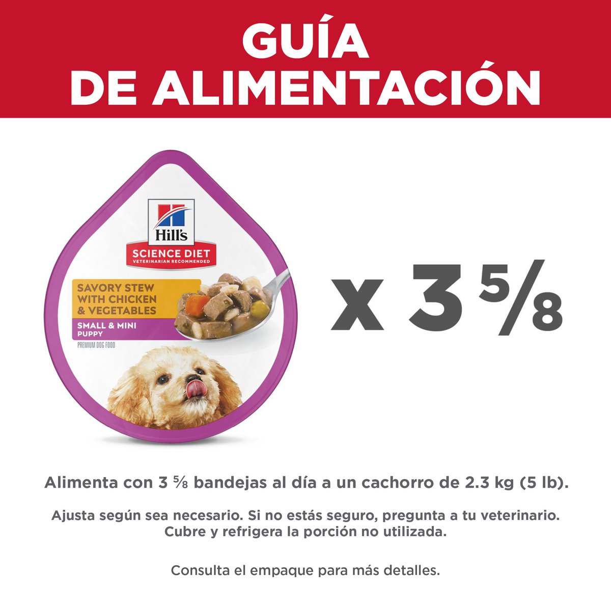 Hill's Science Diet Small & Mini Alimento para Perro Cachorro Raza Pequeña y Mini Receta Pollo, 99 g