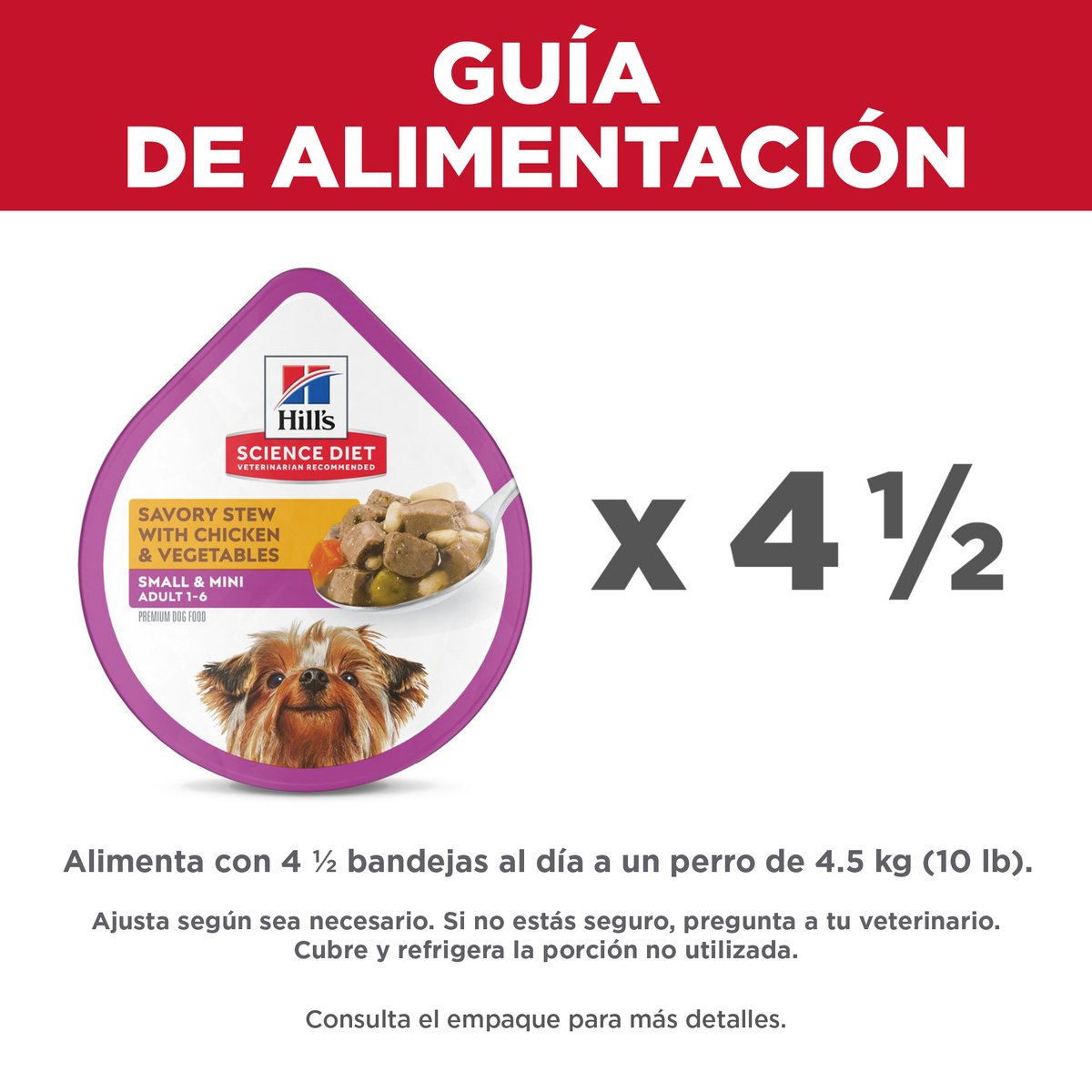 Hill's Science Diet Small & Mini Alimento Húmedo para Perro Adulto Raza Pequeña y Mini Receta Pollo, 99 g