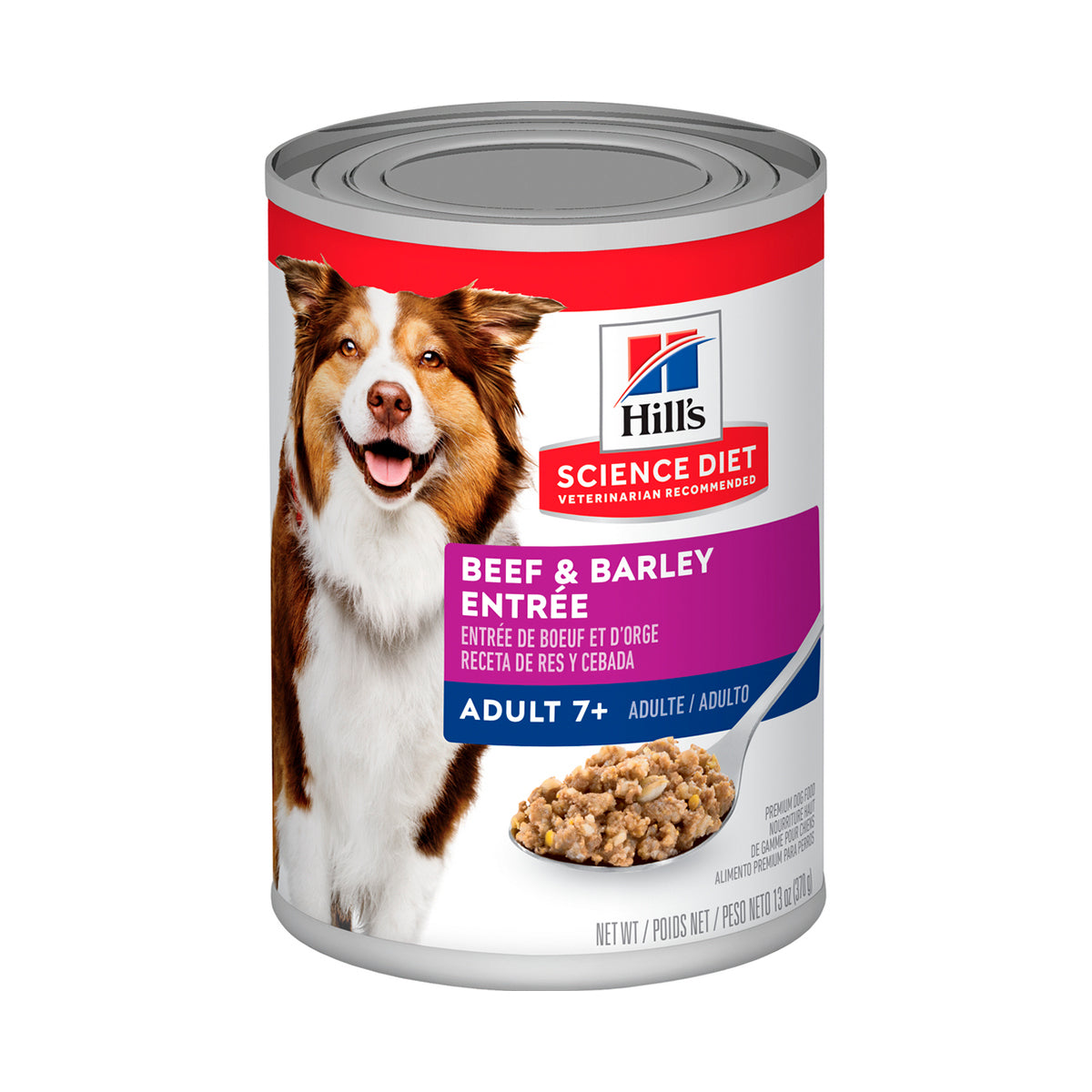 Hill's Science Diet Alimento Húmedo Receta Res y Cebada para Perro Senior 7+ 370 g