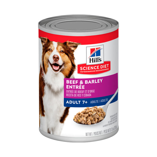 Hill's Science Diet Alimento Húmedo Receta Res y Cebada para Perro Senior 7+ 370 g