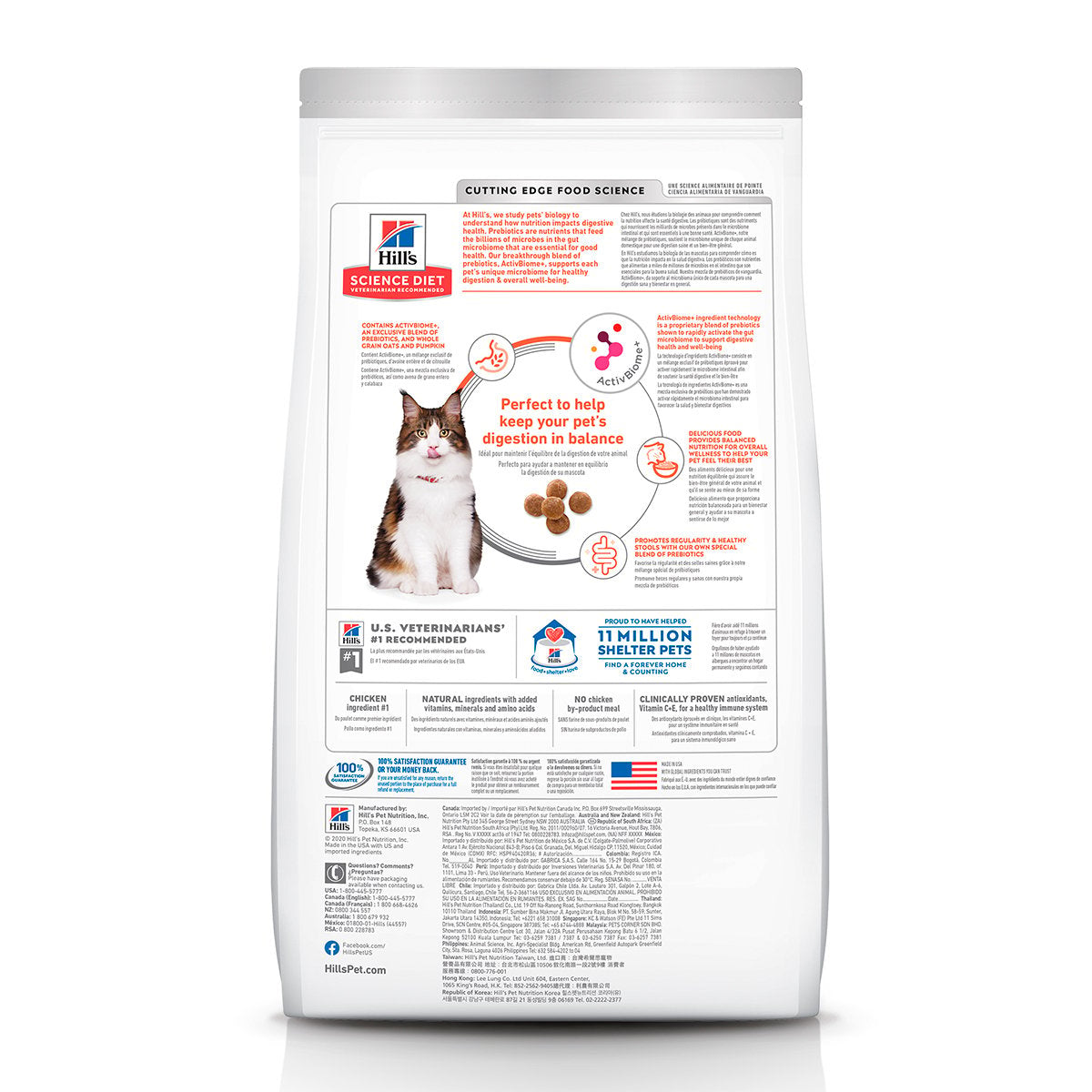 Alimento Hill's Science Diet Adulto Digestión Perfecta Para Gato 1.5kg (UNICAMENTE BAJO PEDIDO)