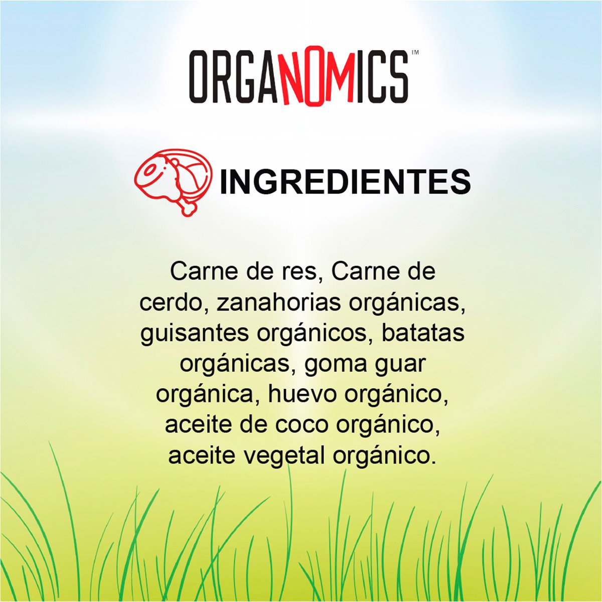 Alimento Organomics Cerdo y Res Para Perro Lata 354g
