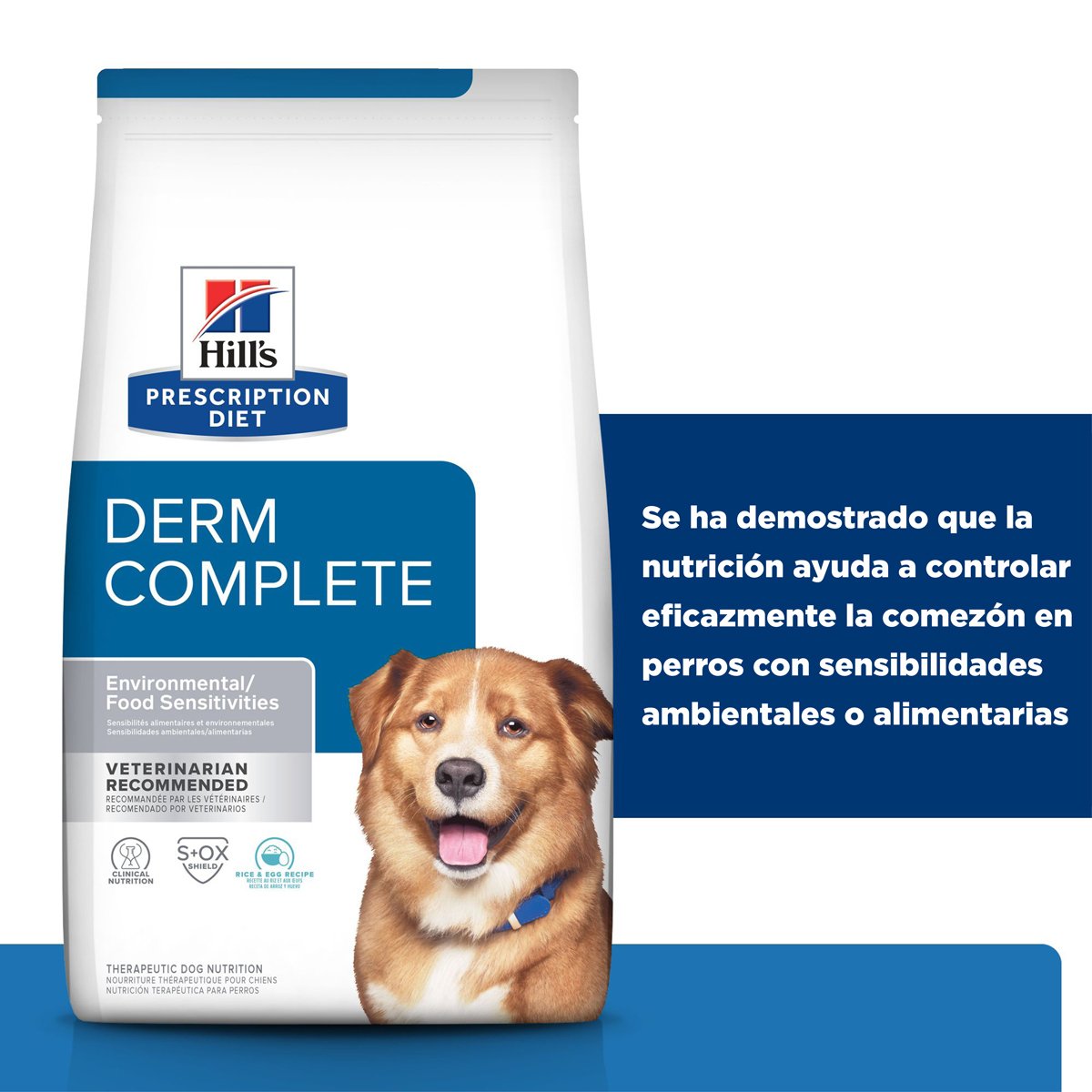 Hill's Prescription Diet Derm Complete Alimento Seco Cuidado Cutáneo para Perro Adulto (UNICAMENTE BAJO PEDIDO)