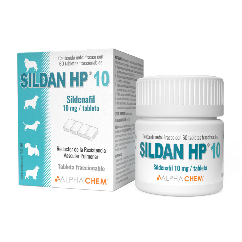 Sildan HP 10 Frasco con 60 Tabletas