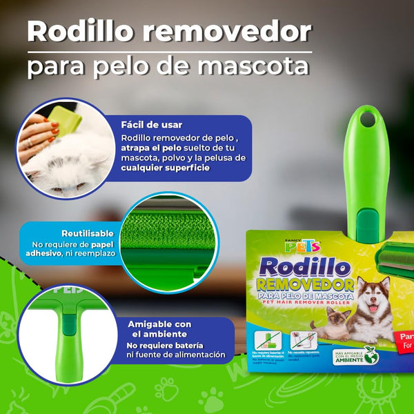 Rodillo Removedor Quitapelos de Mascotas