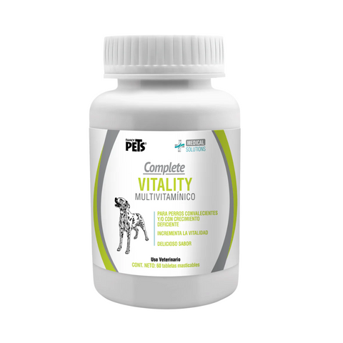 Complete Vitality Multivitamínico Para Perro 60 Tabletas