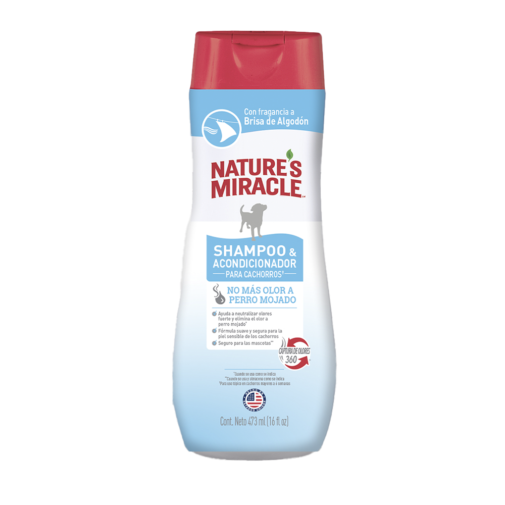 Shampoo Acondicionador para Cachorros Nature's Miracle 473 ml