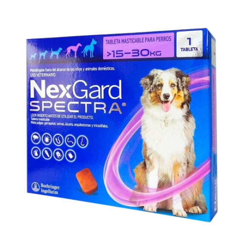 NexGard Spectra 1 Tab De 15.1 A 30kg