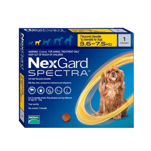 NexGard Spectra 1 Tab De 3.6kg-7.5kg