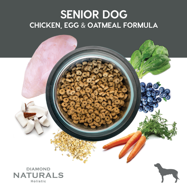Alimento Diamond Naturals Pollo Y Huevo Senior Para Perro