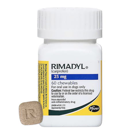 Rimadyl 25mg Frasco 60 Tabletas Masticables