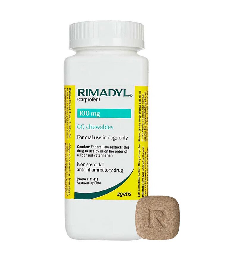 Rimadyl 100mg Frasco 60 Tabletas Masticables