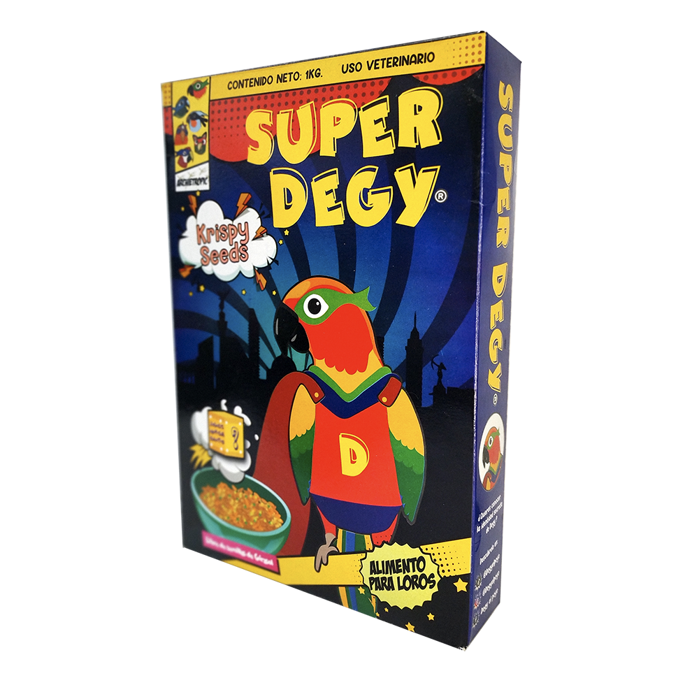 Alimento para Aves Loros y pericos SuperDegy 1 kg