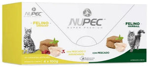 Nupec  Alimento Humedo Hairball Control // Urinary Para Gato Caja 4pzs