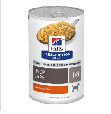 Alimento Hill's Prescription Diet l/d Cuidado del Hígado Para Perro Lata 370g