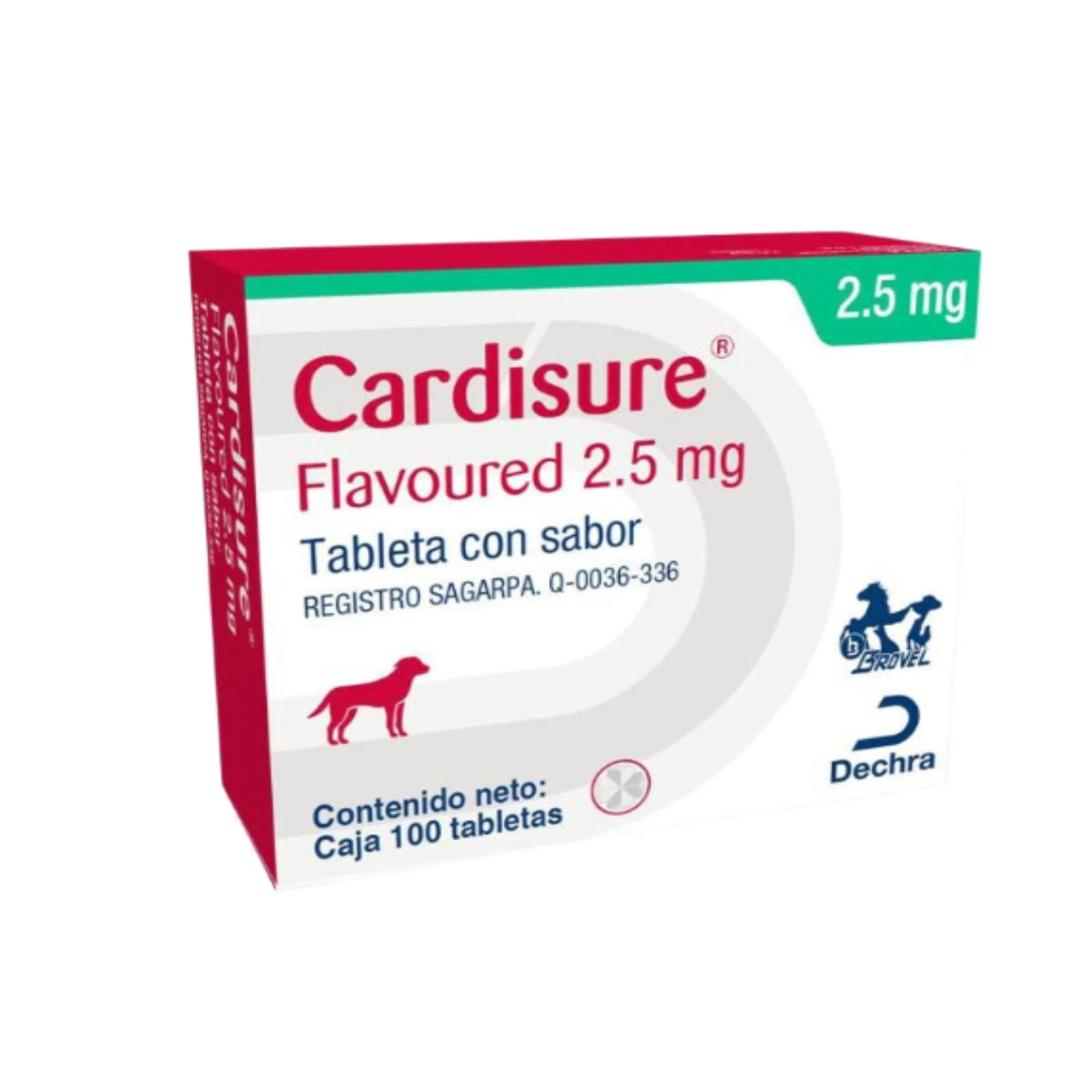 Cardisure 2.5mg Caja Con 100 Tabletas