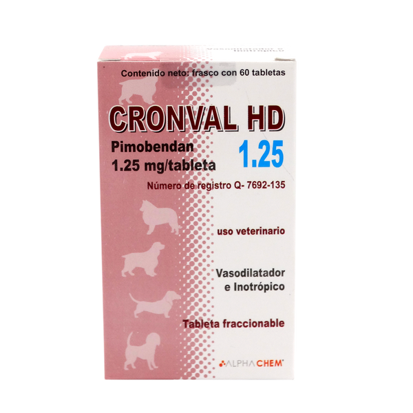 Cronval HD 1.25mg Frasco 60 Tabs
