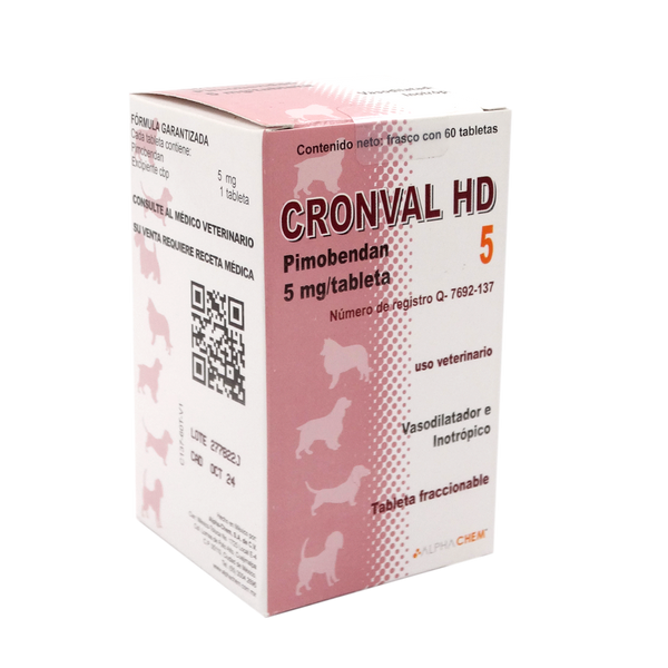 Cronval HD 5mg Frasco 60 Tabs