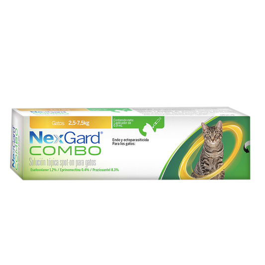 NEXGARD COMBO P/GATO 2.5-7.5 kg