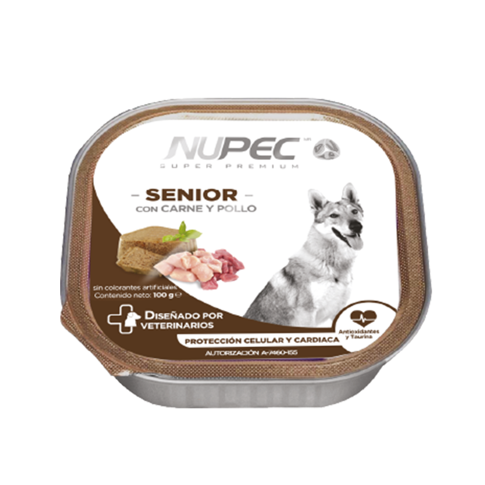 Alimento Nupec Senior Para Perro Caja Con 4pz