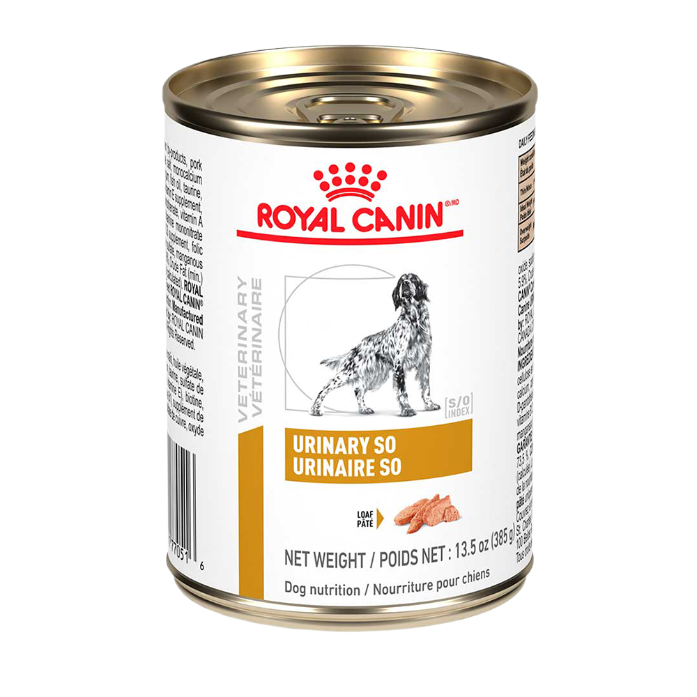 Alimento Royal Canin Urinary SO Para Perro Lata 385g