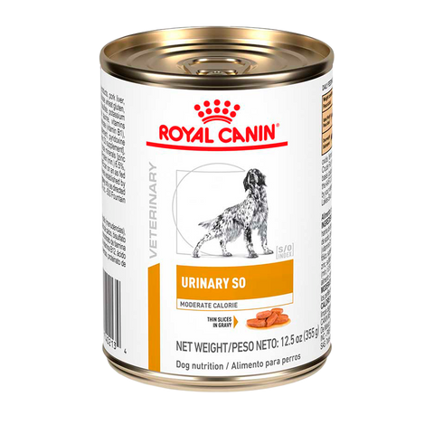 Alimento Royal Canin Urinary SO Moderate Calorie Para Perro Lata 355g