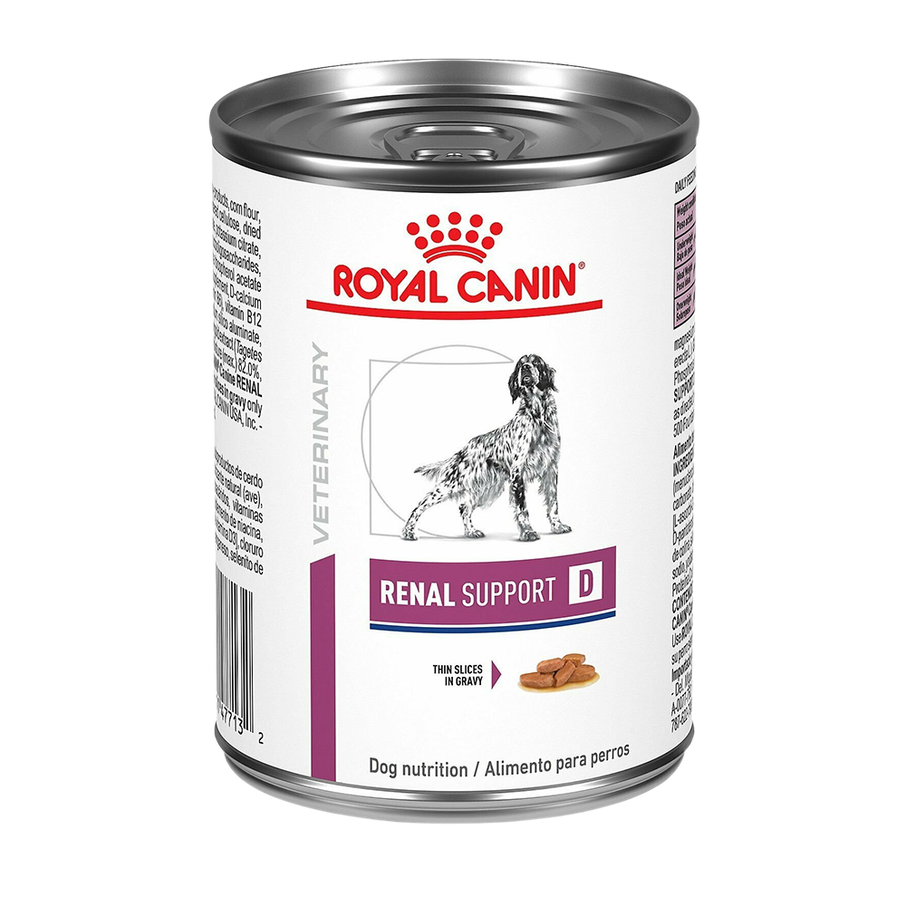 Alimento Royal Canin Soporte Renal D Para Perro Lata 385g