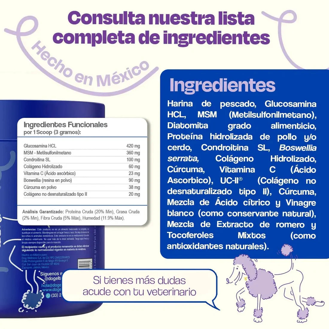 Suplemento para Articulaciones de Perros - Mobility