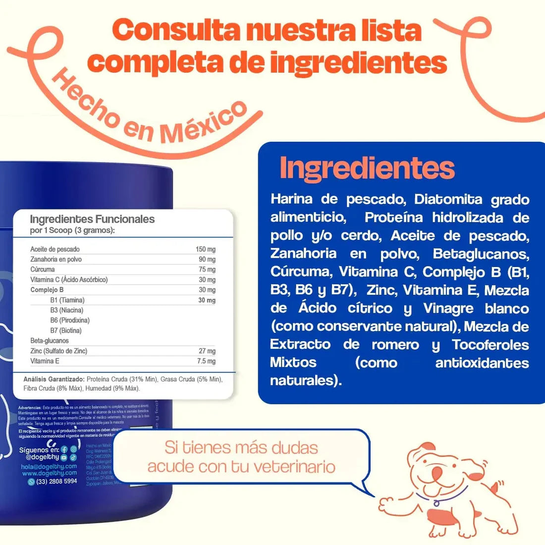 Suplemento Skin & Coat