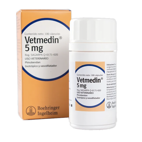 Vetmedin 5mg Frasco 100 Cápsulas