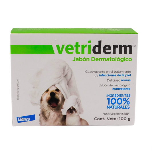 Vetriderm Jabón Dermatológico 100 g